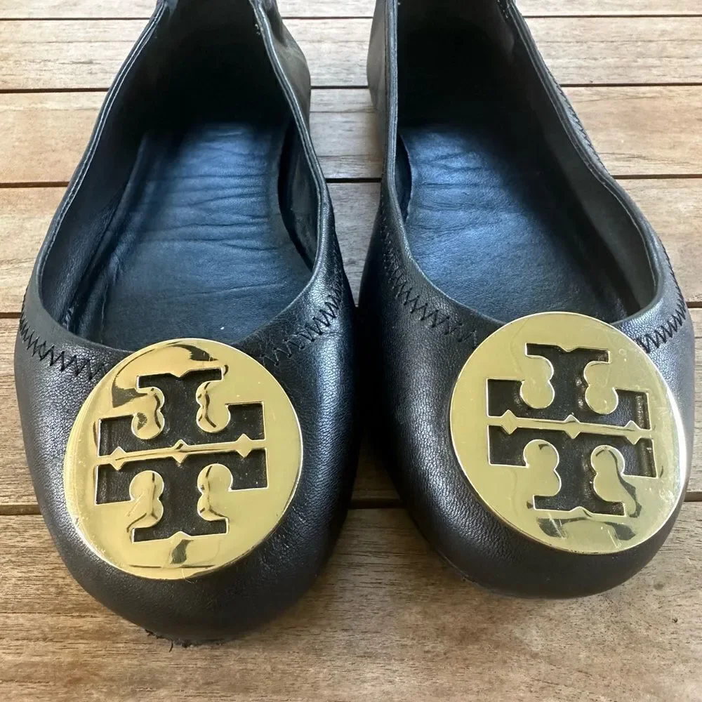 Tory Burch Women's Minnie Travel Ballet Flats 6.5
